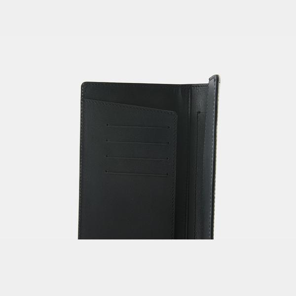  genuine black leather passport cover holder case wallet