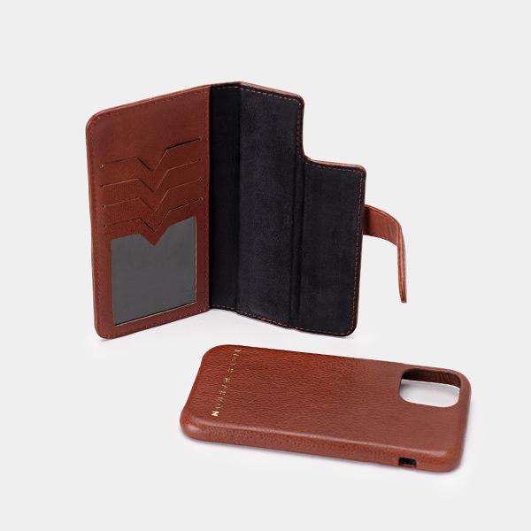 BRITISH TAN Leather mobile cover