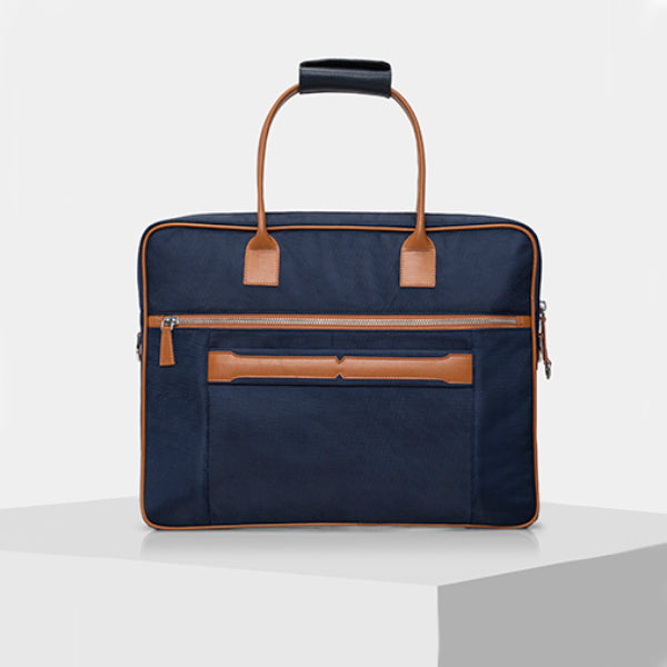 Blue and Tan premium Laptop Bag in USA