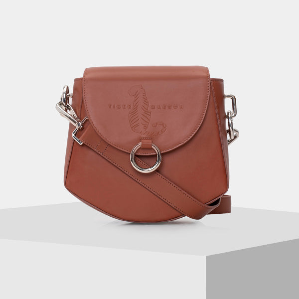 CLAY BROWN - Genuine Leather Crossbody Bags USA