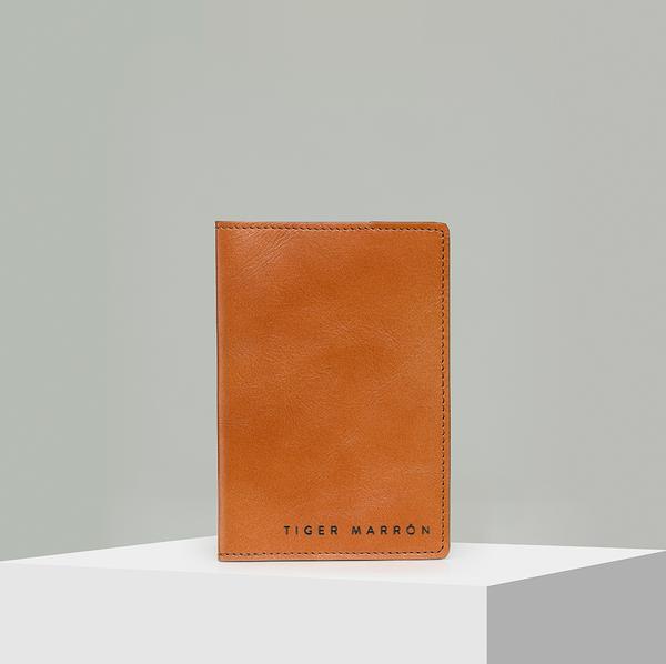 Luxury leather passport holder