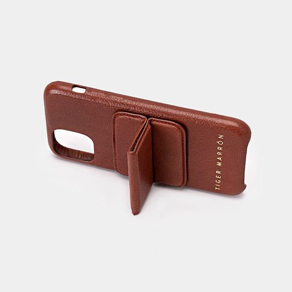 BRITISH TAN Leather mobile cover