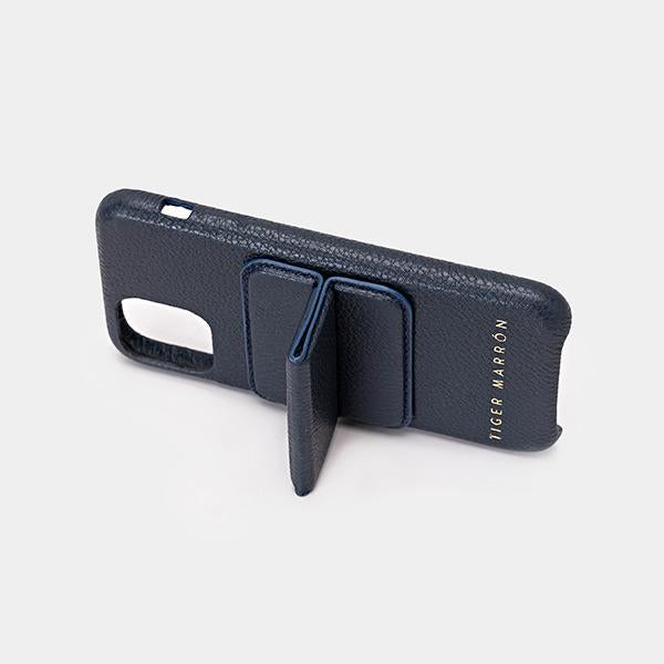 NAVY BLUE leather phone cover