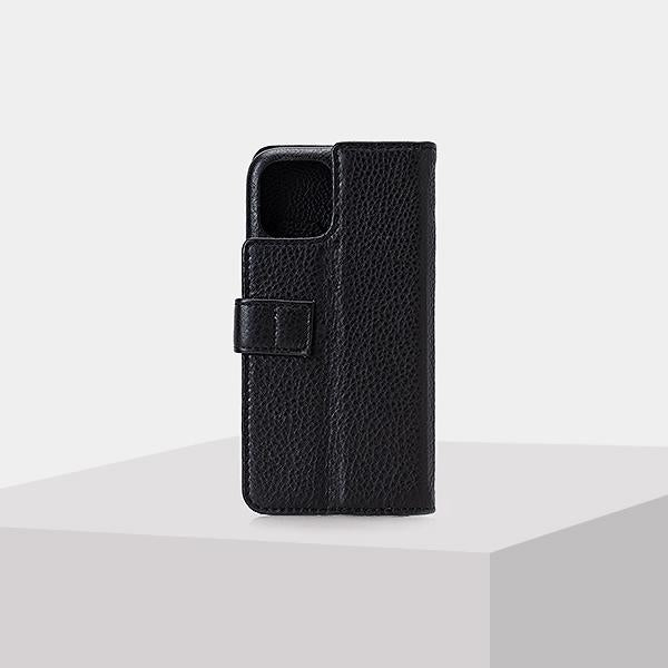 BLACK leather mobile holder