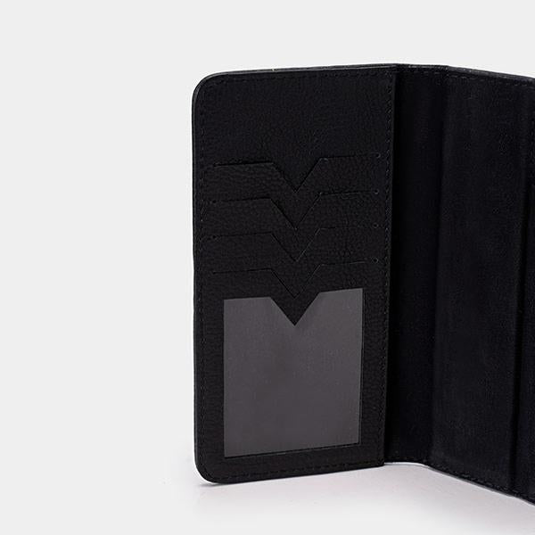 BLACK leather mobile case