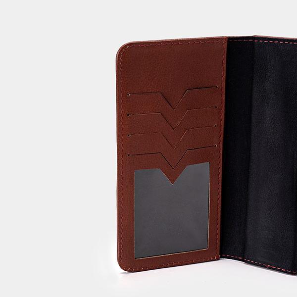 BRITISH TAN Leather mobile holder