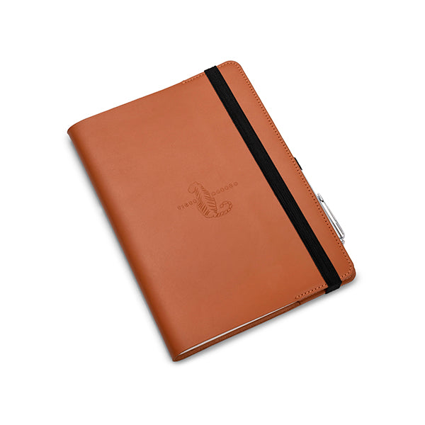 Luxury leather notebook cover