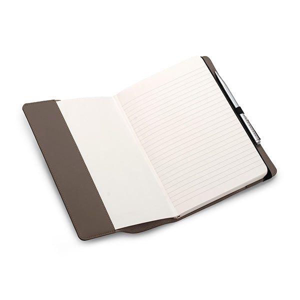 Grey Leather notebook cover