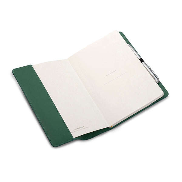 Green Leather notebook case