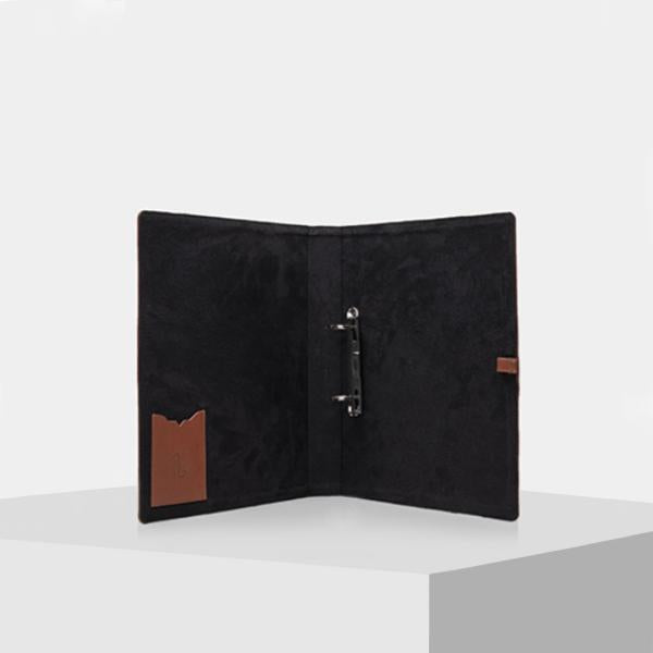 Brown Leather Paper Organizer