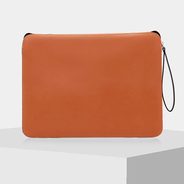 BROWN & ORANGE laptop case