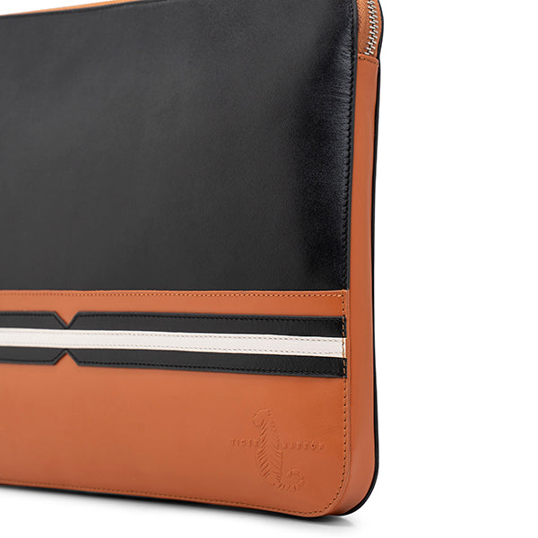 ORANGE & BLACK laptop cover