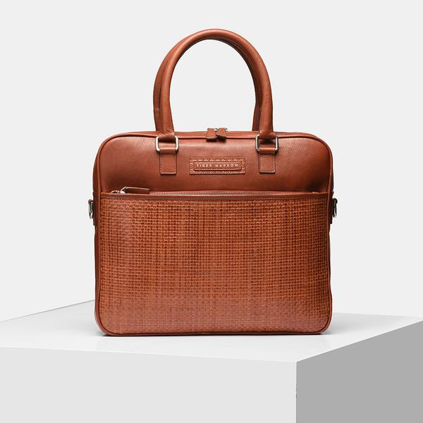 Brown Leather Luxury Laptop Bag USA