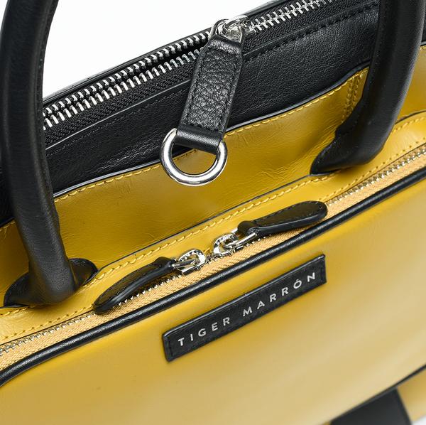 Mustard Yellow Zipper Laptop Bag USA