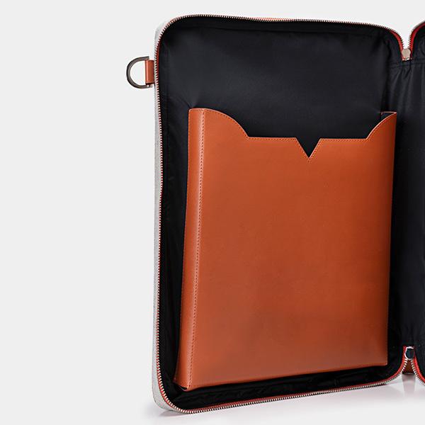 Grey & Orange Laptop Bag USA