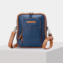 Blue & Orange Crossbody Bag