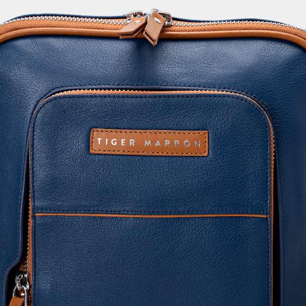 Branded Blue & Orange Crossbody Bag USA