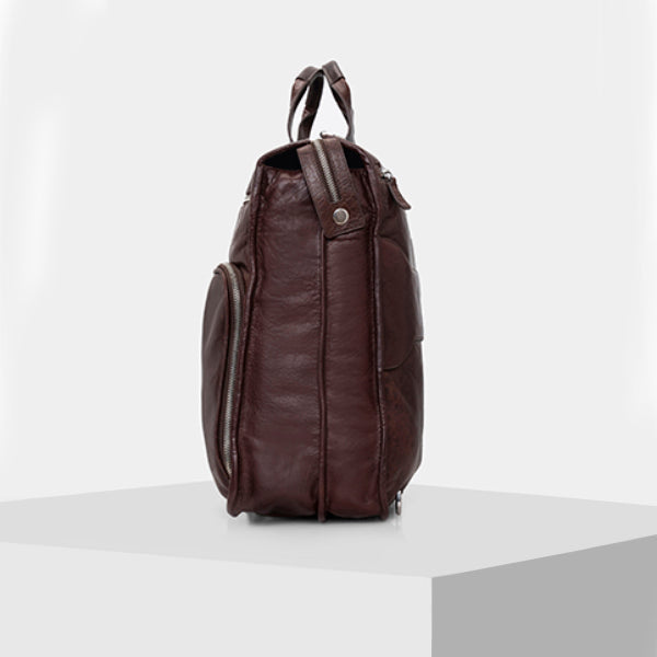brown.leather backpack USA