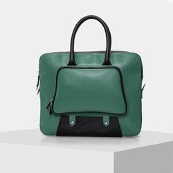 BLACK & GREEN - Premium leather laptop bags