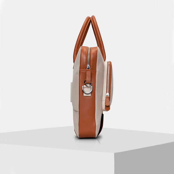 Cream & Orange designer Laptop Bag in USA