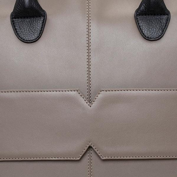Grey and Black Laptop bag