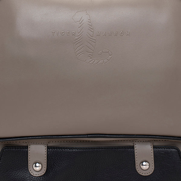 Grey and Black branded Laptop bag USA