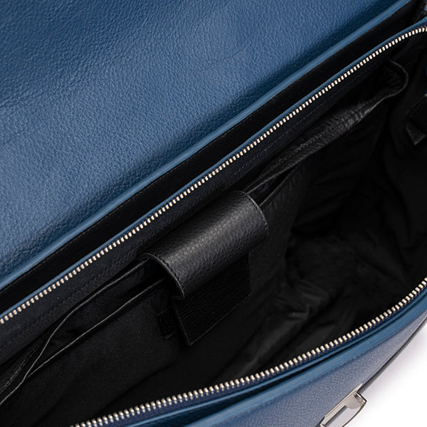 zipper Laptop Bag USA - BLUE & BLACK