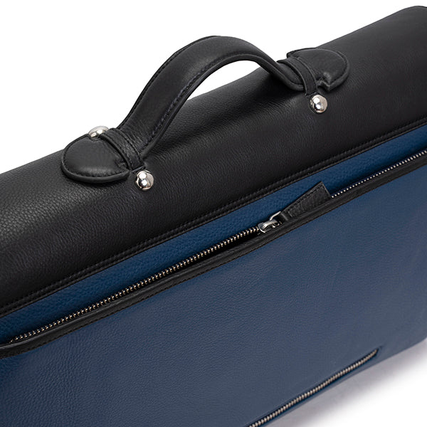 briefcase Laptop Bag USA - BLUE & BLACK