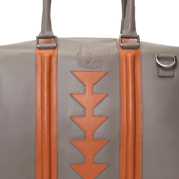 Grey and Orange Laptop bag