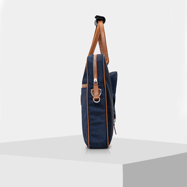 Blue and Tan designer Laptop Bag in USA