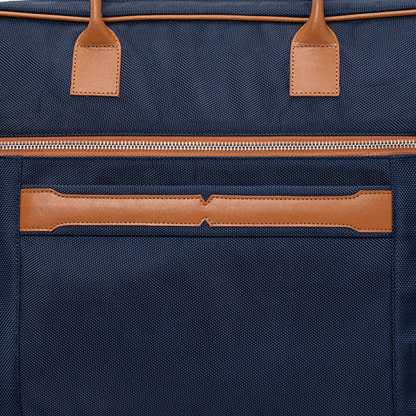 Blue and Tan premium  Laptop Bag in USA