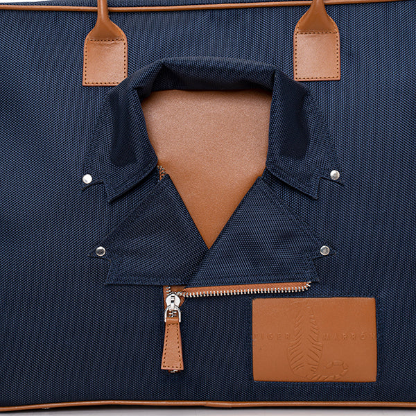 Blue and Tan designer Laptop Bag USA
