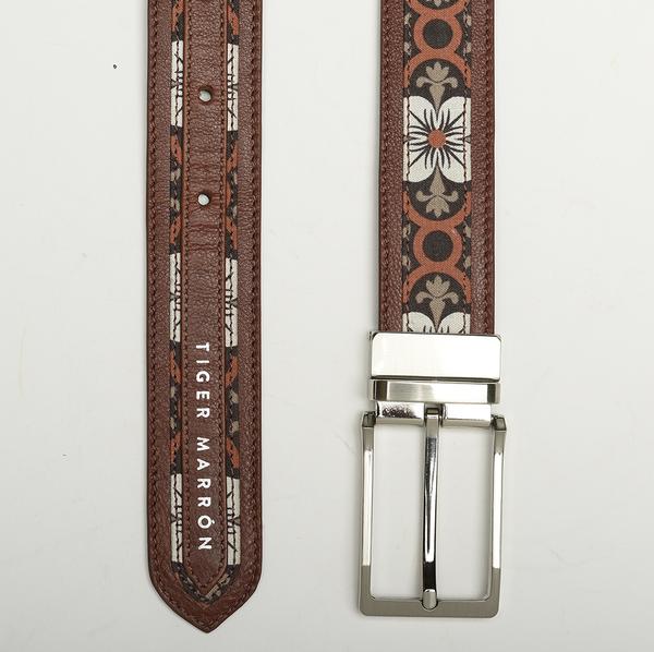 Brown Leather belt for men