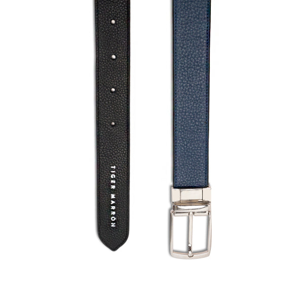 BLACK & BLUE stylish leather belt