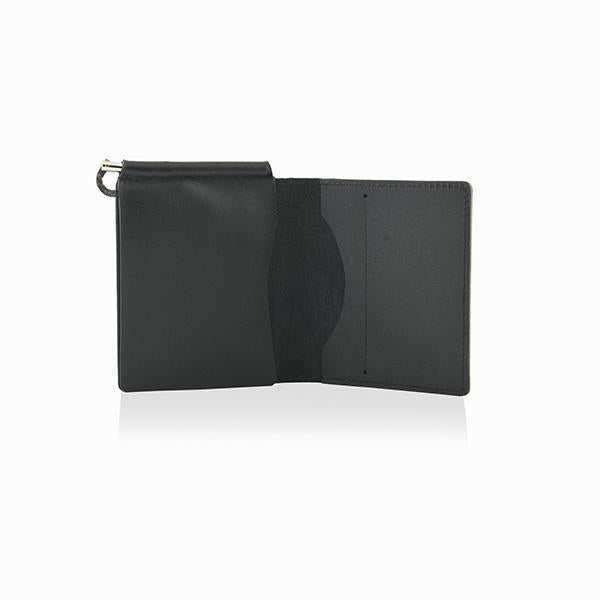 Money Clip Wallet - Coral Black – Leather Works Minnesota