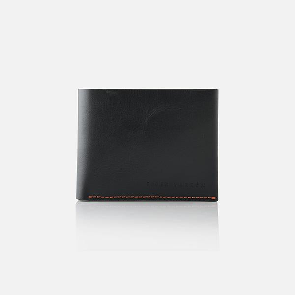 bespoke leather wallet for men - Black