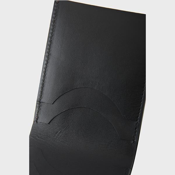 black leather wallet and card cases