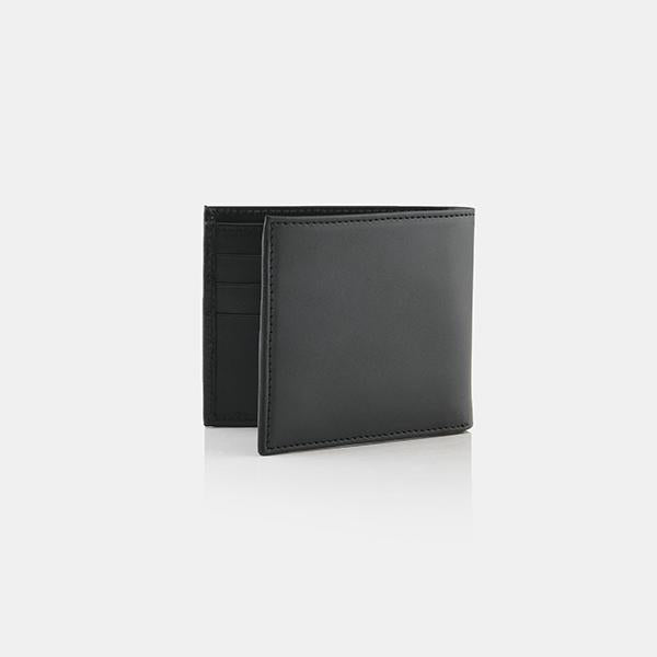 Mens Branded Leather Wallet - Black