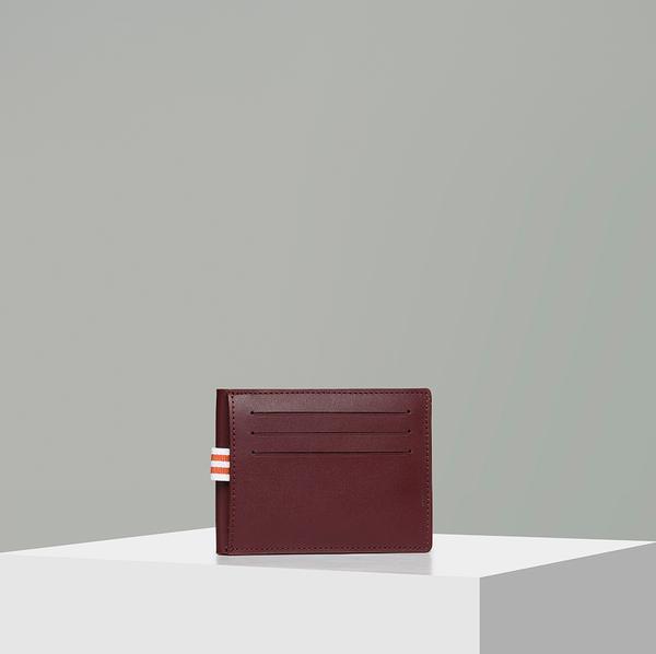 BURGUNDY Genuine leather Purse for men