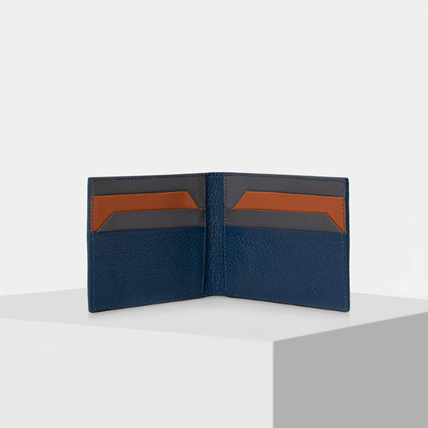 Buy Making Bank, Blue Leather Zipper Wallet – Online Shopping USA