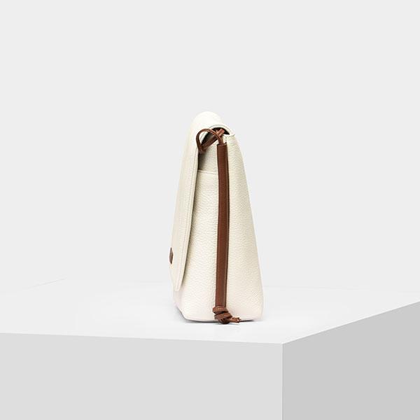  White & Dark Brown Tote Bag  USA