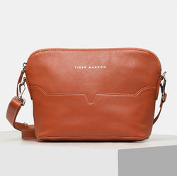 Buy The Trademark Orange Leather Crossbody Bag Online Shopping