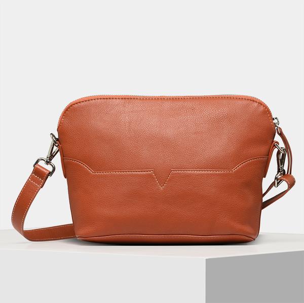 Orange Crossbody handbag for ladies in USA