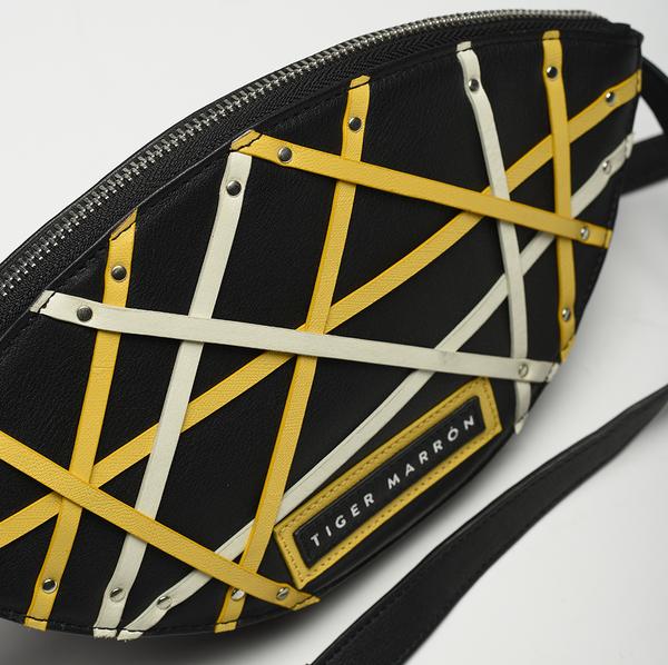 Belt Bags - Black Yellow & White