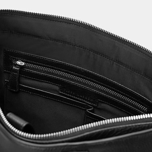 Black & Olive Green Zipper Laptop Bag USA