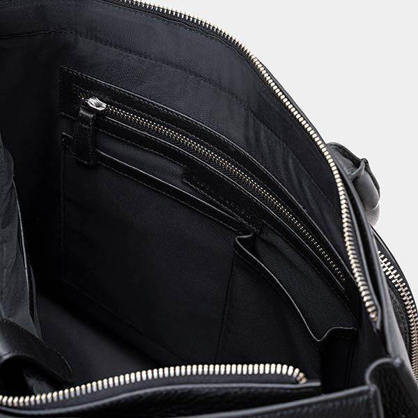 Black & Olive Green Zipped Laptop Bag USA