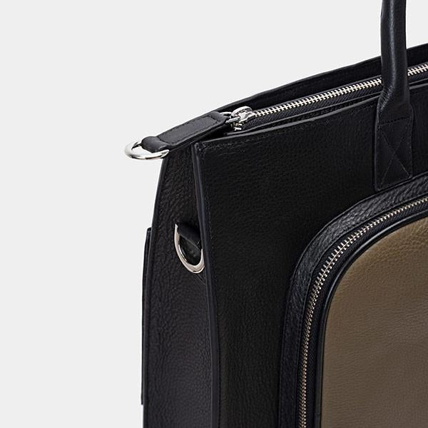 Black & Olive Green Laptop Bag USA