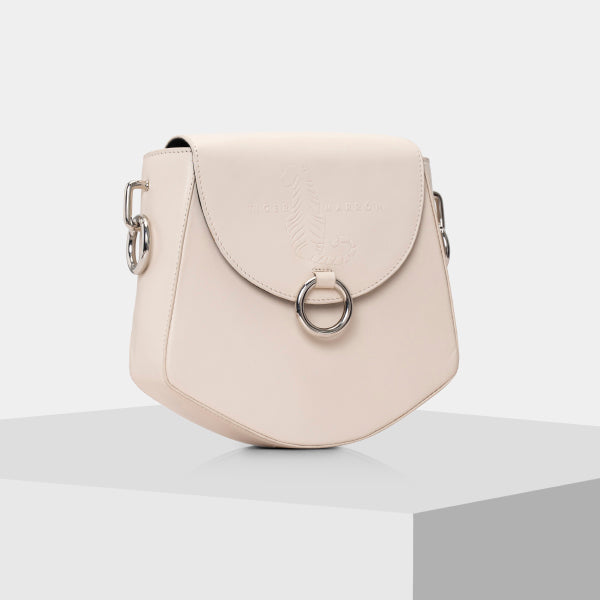 Cream leather Crossbody Bag for ladies in USA