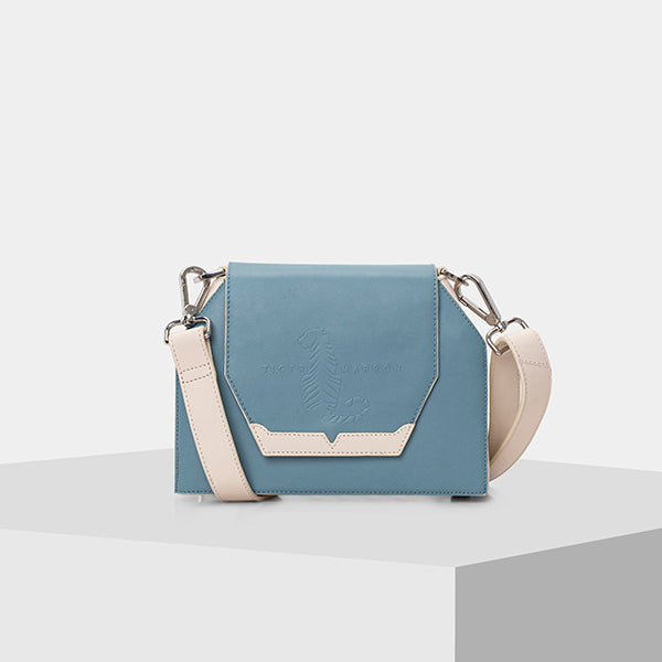 BLUE & CREAM Crossbody Bag