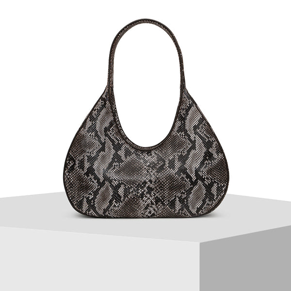 Brown Multi Leather Tote Bag Tiger Fish